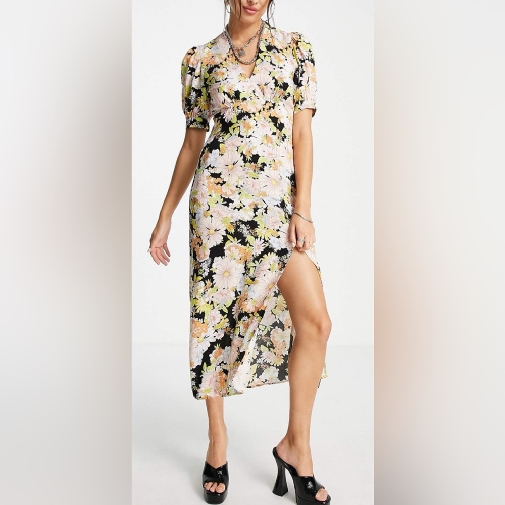 Topshop | 70s Floral Midi Dress 6